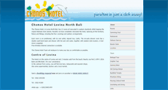 Desktop Screenshot of chonoshotel.com
